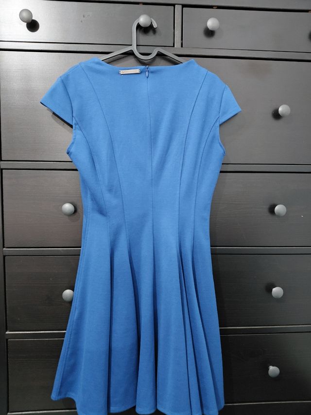 Vestido Adolfo Dominguez Azul Talla L