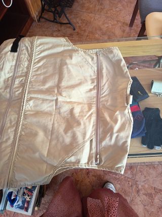 Chaleco de pesca/caza talla M beige