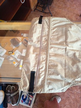 Chaleco de pesca/caza talla M beige
