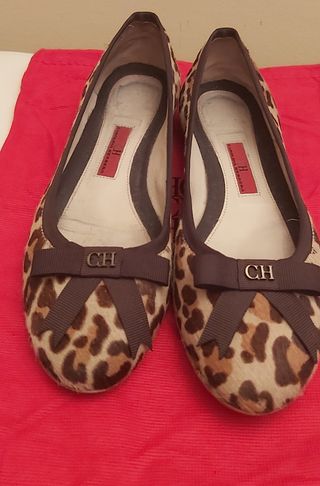 Bailarinas Carolina Herrera Animal Print
