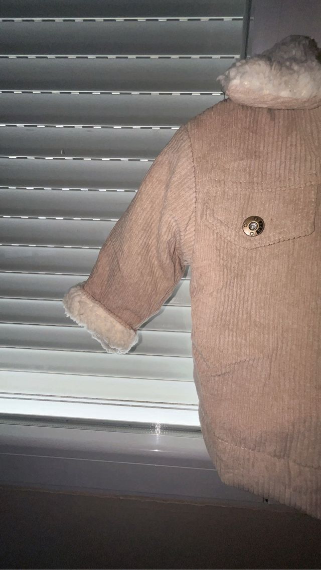 Chaqueta de borrego para bebé