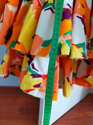 Vestido Sevillana con autógrafo María del Monte 