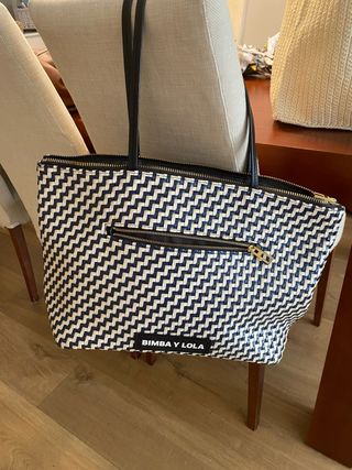 Bolso Bimba y Lola Azul y Blanco