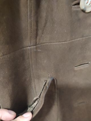 Abrigo vintage ante marrón