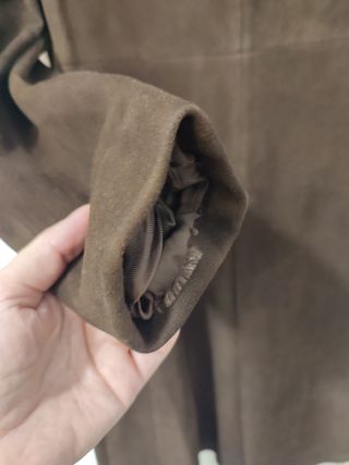 Abrigo vintage ante marrón