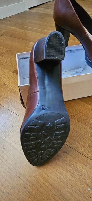 Zapatos Fosco Marrones Talla 37 Nuevos