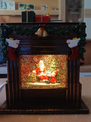 Chimenea Navideña Decorativa