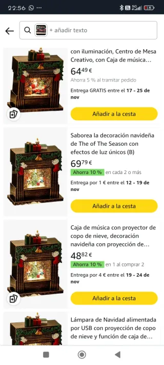 Chimenea Navideña Decorativa