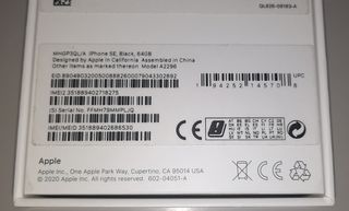 Apple iPhone SE Black 64 GB Scatola vuota  Iphone