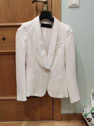 Americana Blanca Zara Basic