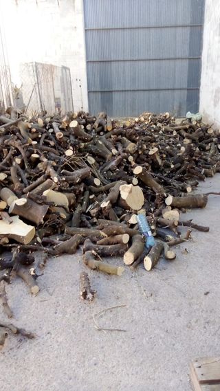 Leña para chimenea o barbacoa