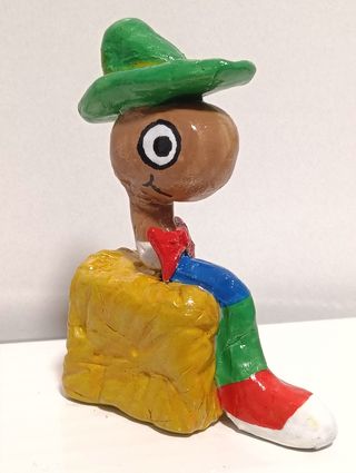 Figura Lowly Worm Cerâmica 7,5cm