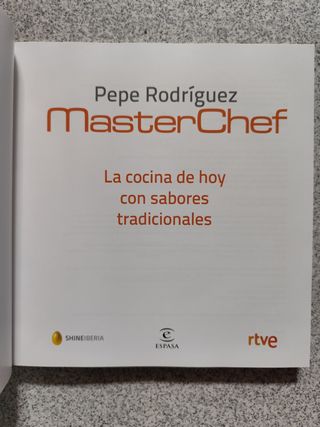 La cocina de hoy con sabores tradicionales. Master