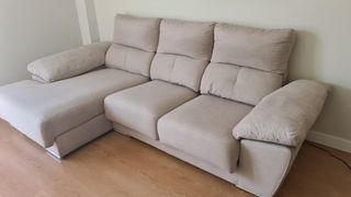 Sofá Chaise Longue Beige