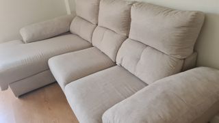 Sofá Chaise Longue Beige