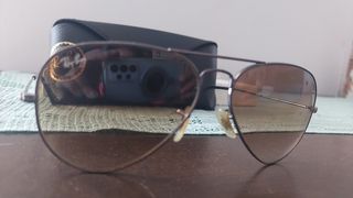 Occhiali da Sole Ray-Ban Aviator Marroni