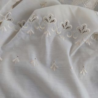 2 Colchas Cama 105 Algodón color crudo