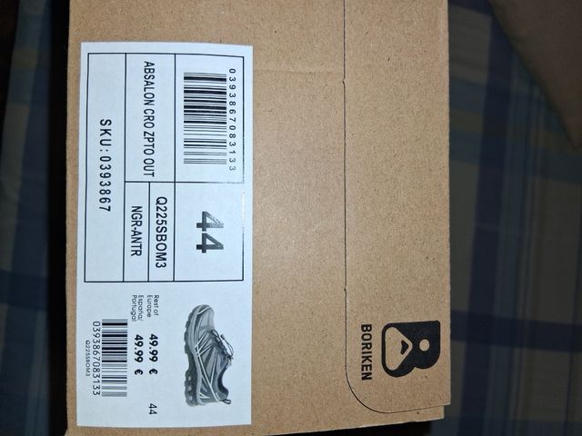 Zapatillas trekking Boriken Talla 44