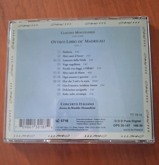 Monteverdi:Octavo Libro de Madrigales Alessandrini