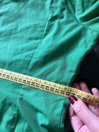 Traje de flamenca canastero verde