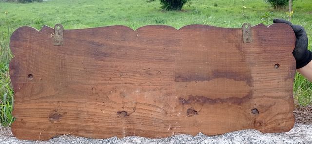 Perchero antiguo de madera rústico