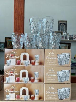 Set 6 Bicchieri Mastro Bianco Prismique