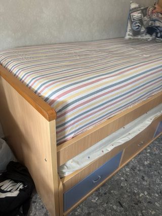 Cama nido con 2 colchones