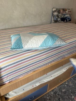 Cama nido con 2 colchones