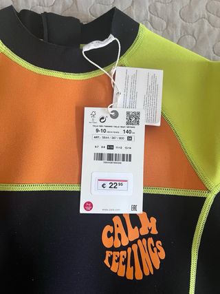 Traje de neopreno Zara. 