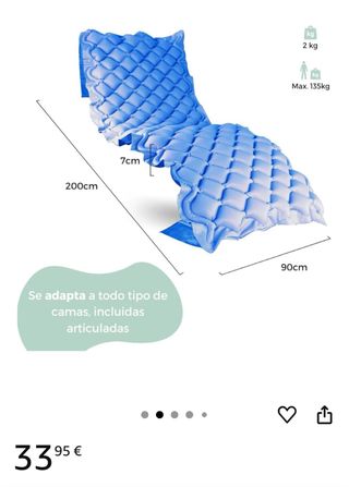 Colchón antiescaras de aire alternado Mobiclinic
