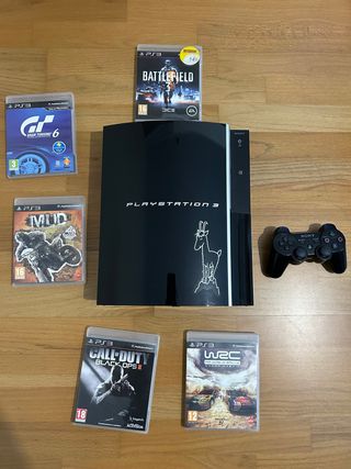 PlayStation 3 con 4 juegos
