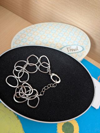 Pulsera Fossil Plata