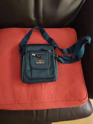 Bandolera hombre azul