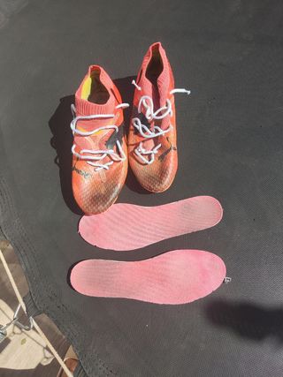 Botas Fútbol Puma Alta Gama Rojas 37,5