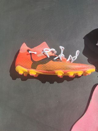 Botas Fútbol Puma Alta Gama Rojas 37,5