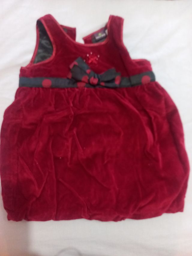 Vestido terciopelo niña 18 meses