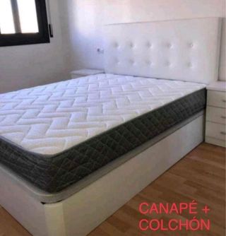 Canapé y colchón