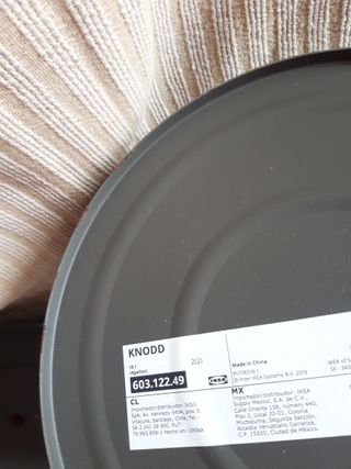 Cubo KNODD Ikea con tapa