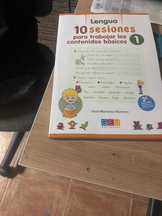 10 sesiones para trabajar los contenidos 1 de pri