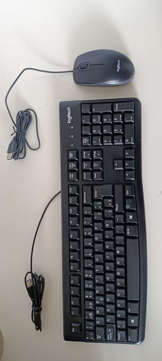 Teclado y Ratón Logitech Negro