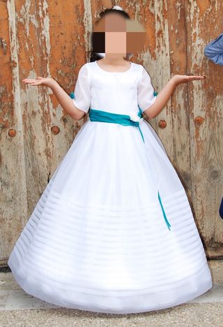 Vestido de comunión para niña