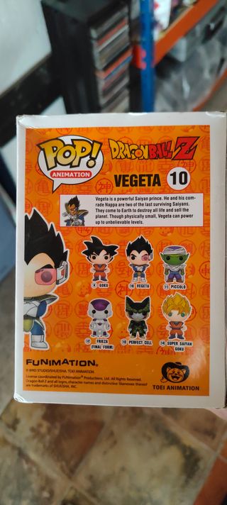 Funko Pop! Dragon Ball Z Vegeta #10