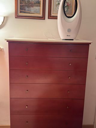 Conjunto Clásico: Cabecero, 2 Mesitas y Cómoda