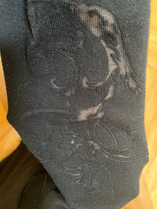 Versace Collection rebeca corta con transparencias