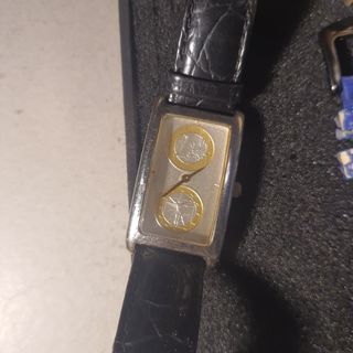 Orologio Seiko Quartz Rettangolare Oro