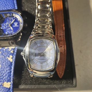 Orologio Seiko Quartz Rettangolare Oro