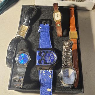 Orologio Seiko Quartz Rettangolare Oro