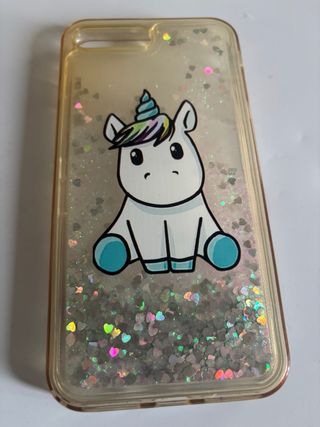 Funda iPhone 8 Plus Unicornio Glitter