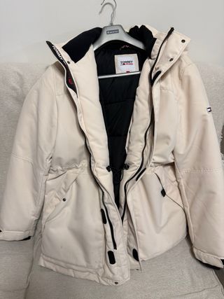 Cazadora de invierno beige