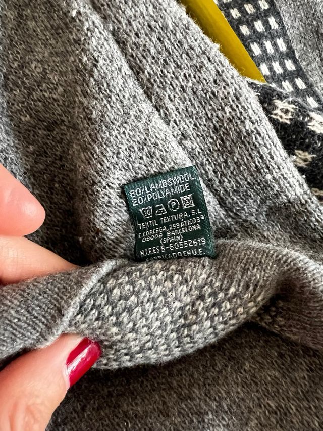 2 Cojines marca Textura Lana Lamswool Gris